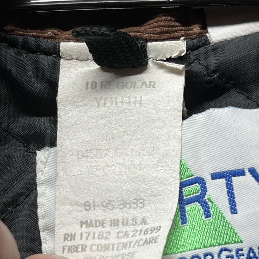 VTG Liberty Hunting Coveralls Youth 10 Regular Brown Realtree Camo Insulated USA - Picture 6 of 14